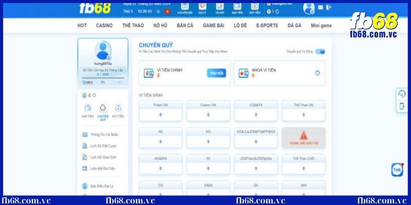 Hướng dẫn rút tiền nhanh chóng tại nhà cái hàng đầu FB68 2 Hướng dẫn rút tiền nhà cái an toàn cho tân binh
