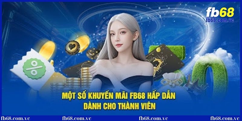 Top sự kiện khuyến mãi tại nhà cái uy tín FB68 siêu hot 1 Khuyến mãi nhà cái cho anh em bet thủ siêu hời
