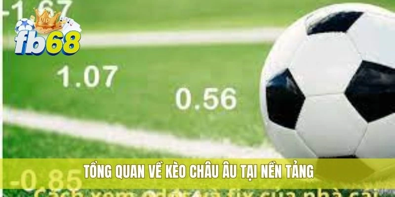 Cách cược kèo châu Âu FB68 đơn giản hiệu quả cho người mới 1 Tổng quan về kèo châu Âu tại nền tảng